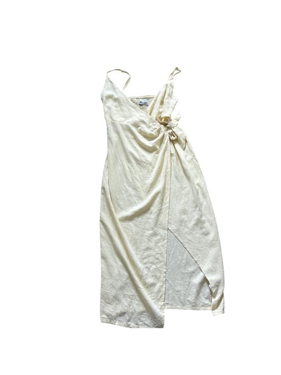 Urban Outfitters Dresses & Skirts - Urban Outfitters Women's Wrap Dress XS Summer Dressy Resort Wear Midi Yellow